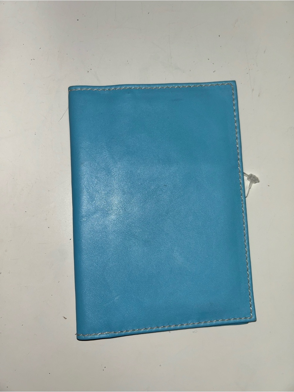 Bric’s Light Blue Leather Passport Holder Wallet/Organizer